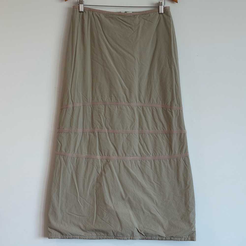 DKNY Khaki Women's Lined Skirt